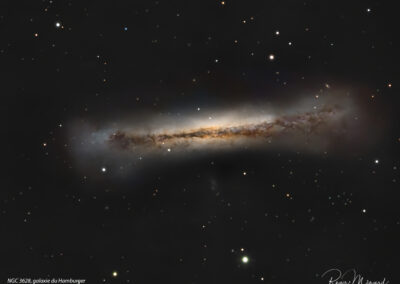 NGC 3628 – The Hamburger galaxy