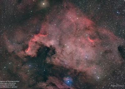 NGC 7000 – Nébuleuse de l’Amérique du Nord