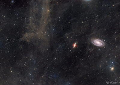 M 82 and M 81 in the Integrated Flux Nebula (IFN)