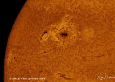 The sun on August 7 2024
