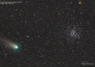 Comet 21P Gioacobini-Zinner and M37 – September 2018