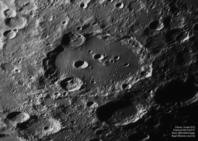 Moon – Clavius crater