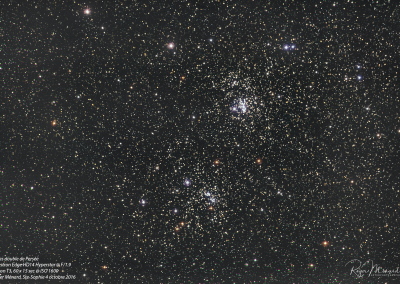 Double Star Cluster in Perseus