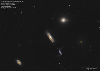 Hickson 44 – Compact group of galaxies