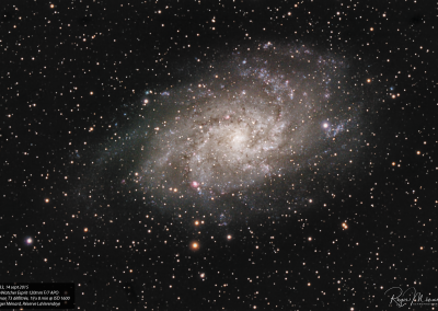 M 33 – La galaxie du Triangle