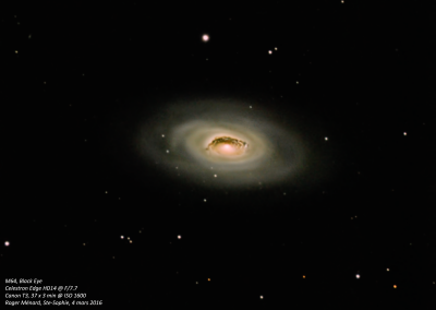 M 64 – Galaxie de l’Oeil noir