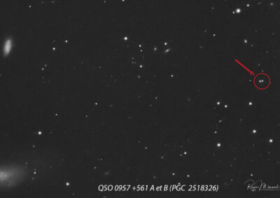 Twin quasar and gravitational lensing