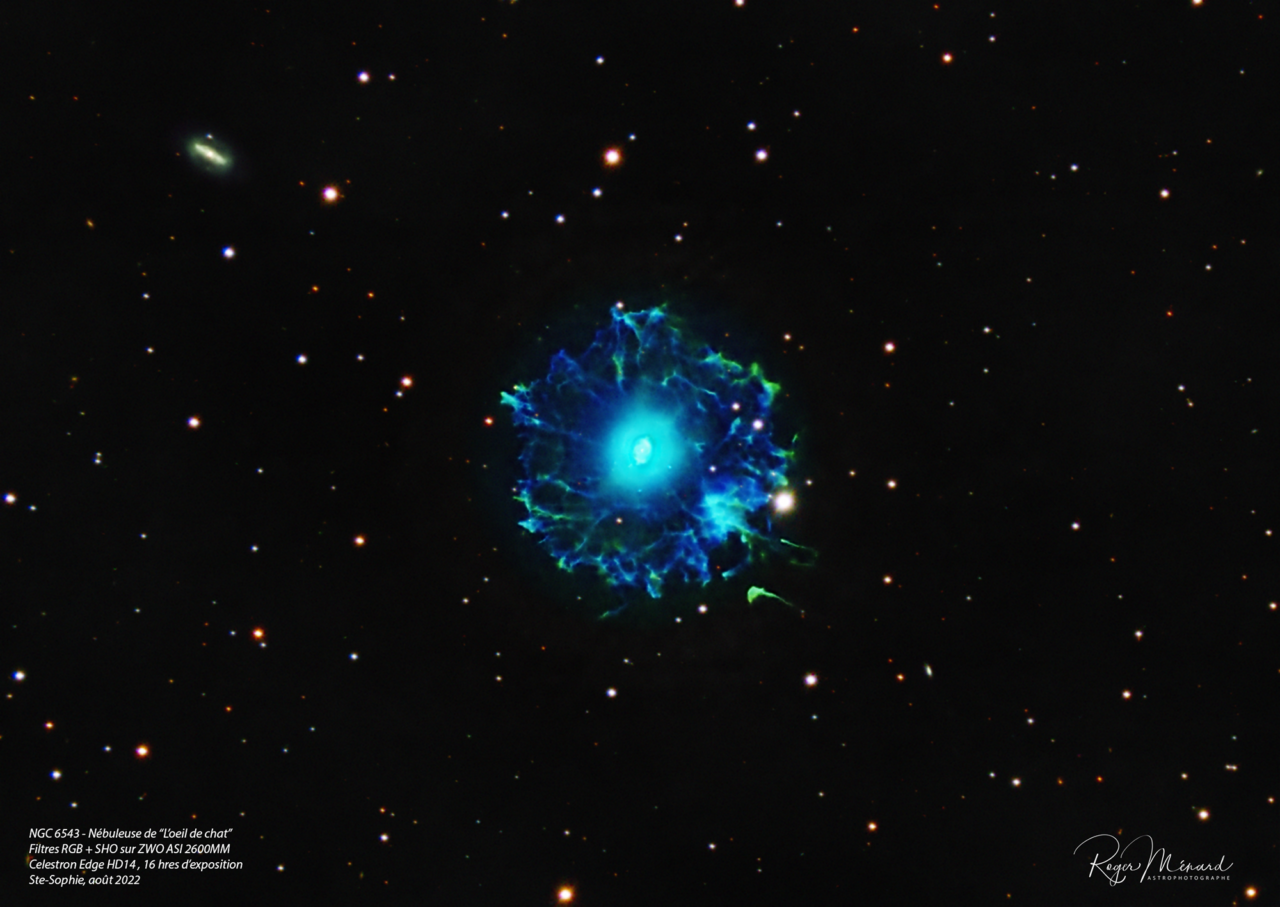 NGC 6543 Nébuleuse de l’Oeil de chat L'univers de Roger Ménard — free download