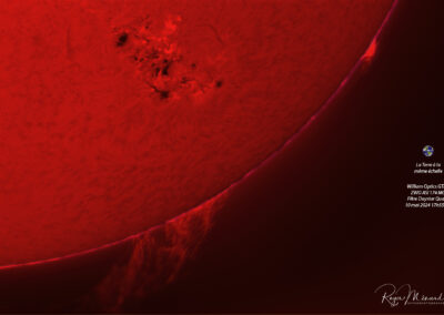 The sun on May 10, 2024