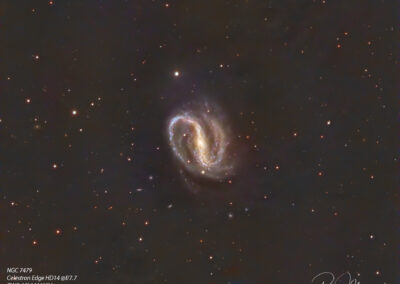 NGC 7479 – The Superman Galaxy